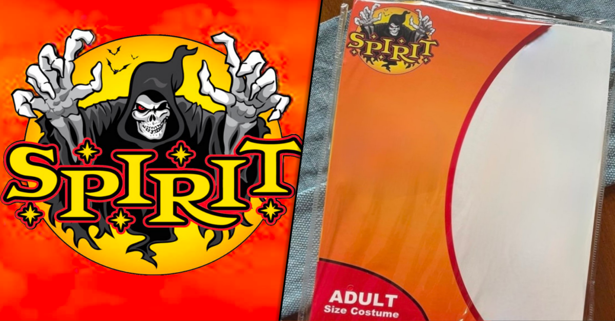 Spirit Halloween Costume Bag Template
