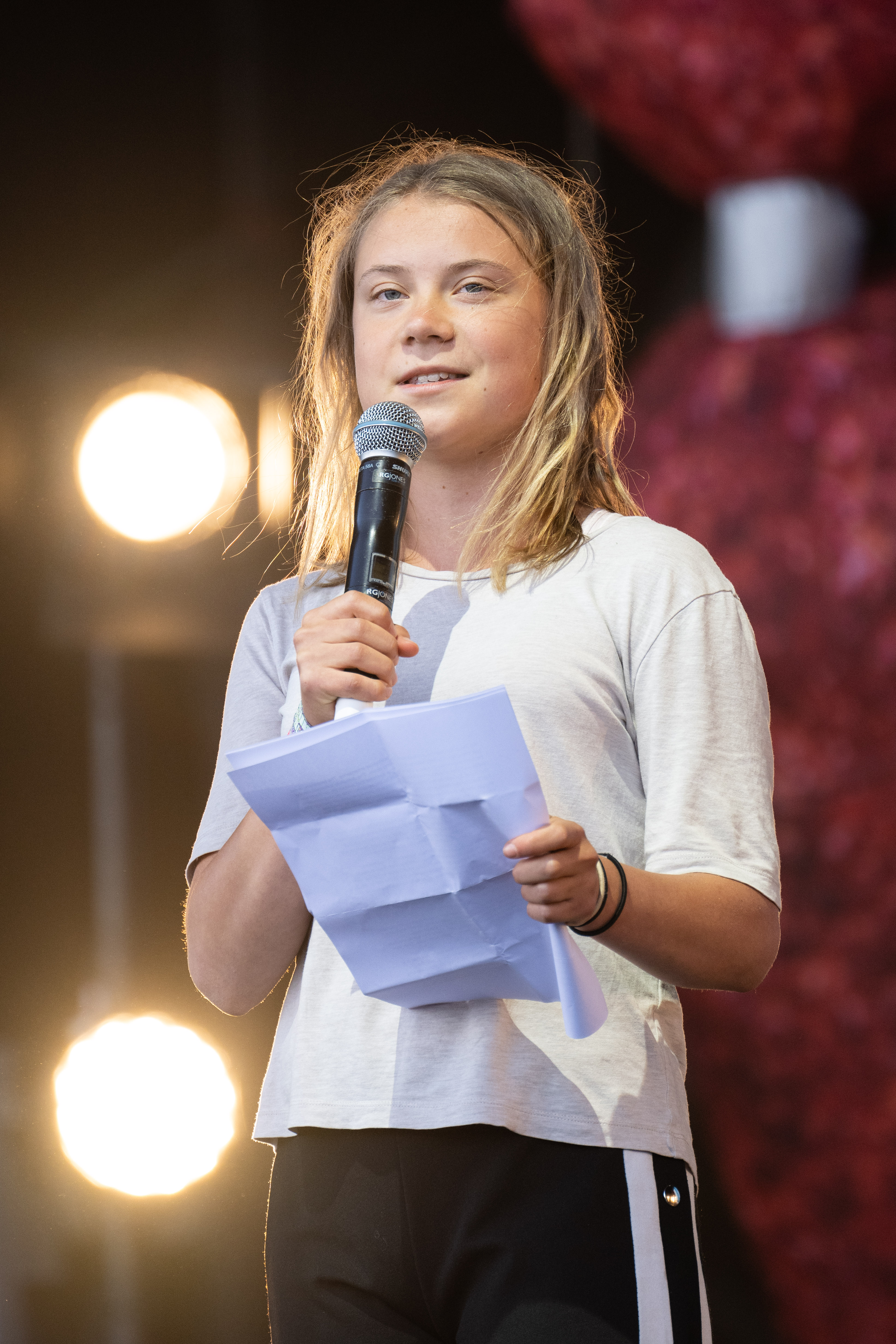 Greta Thunberg in stitches as she tells Russell Howard her bizarre coping mechanism while sailing Atlantic Ocean