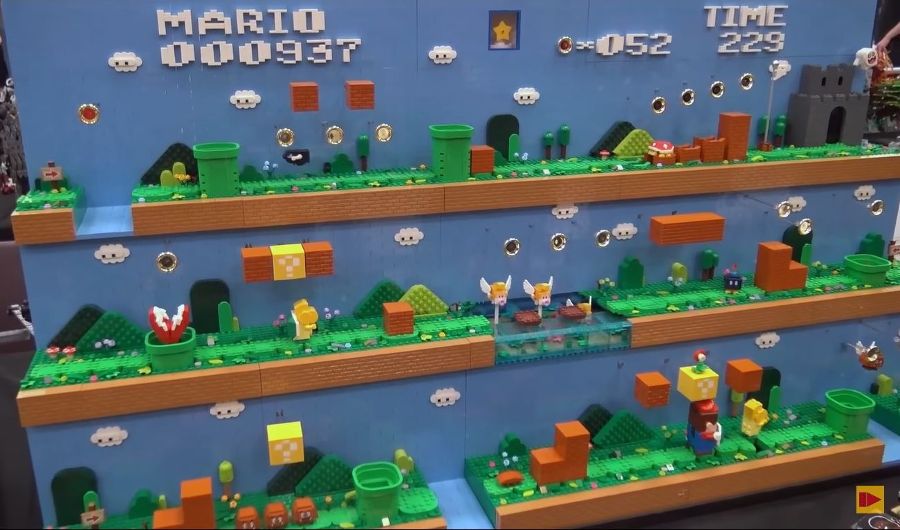 Lego fan builds motorised Super Mario Bros. level with 12,000 bricks