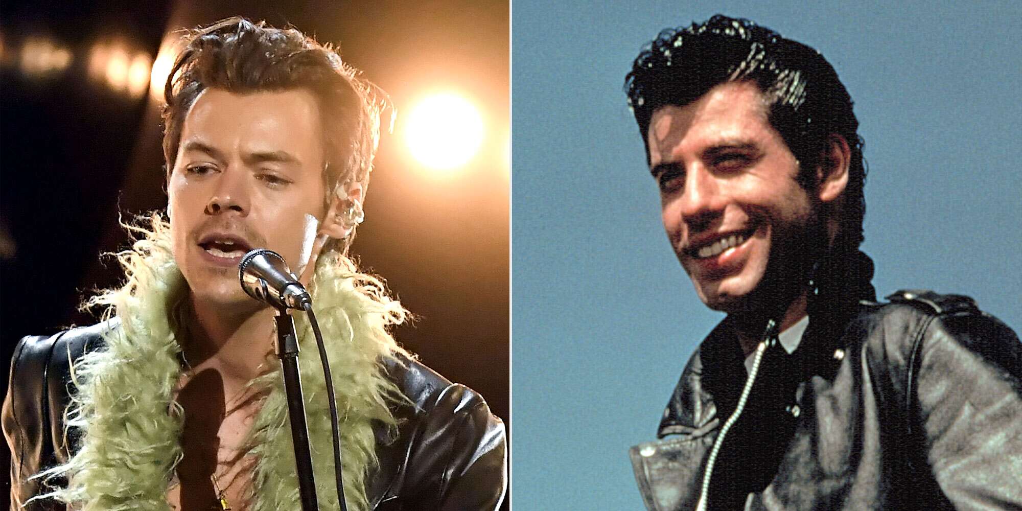 Watch Harry Styles sing Grease's 'Hopelessly Devoted to You' dressed as Danny Zuko at his Harryween concert