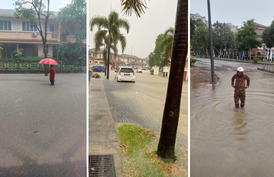 Three areas in Putrajaya hit by flash floods