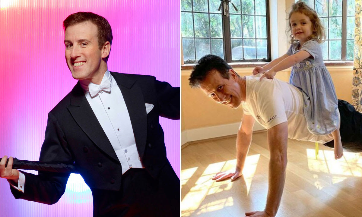 Anton du Beke's rarely-seen living room inside family home with twins