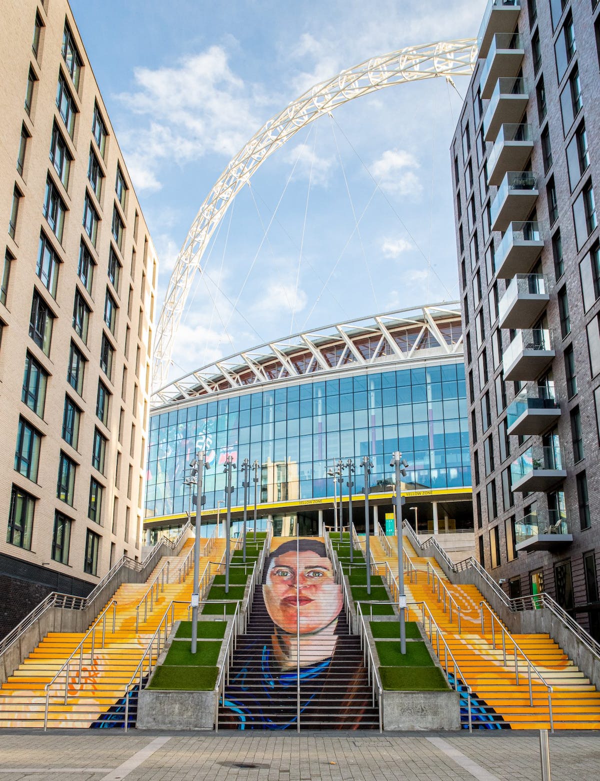 Lionesses Leah Williamson unveils new Wembley Stadium mural dedicated to inclusive spaces in women’s football