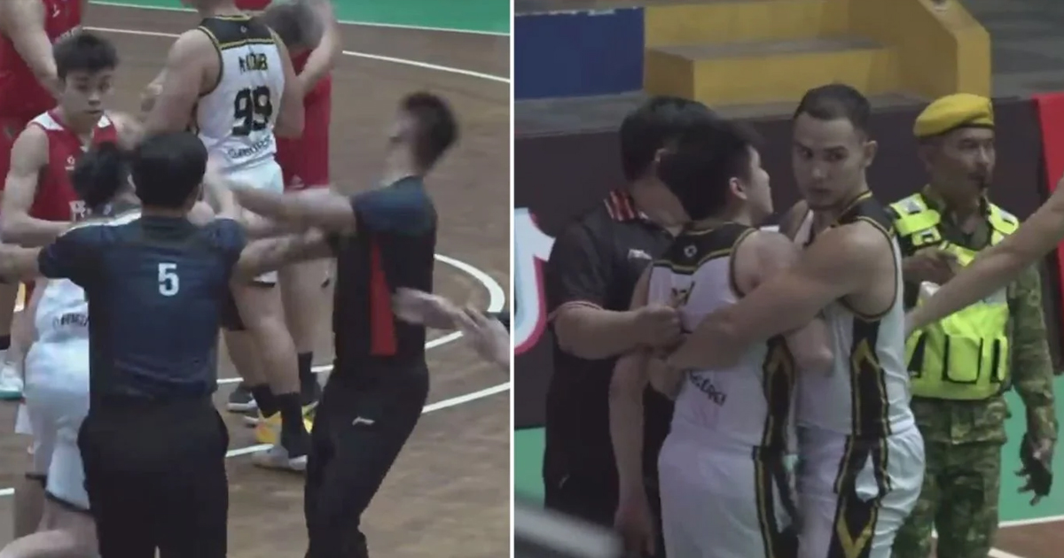 Raging local basketball player punched referee in the face and gets 2 year ban