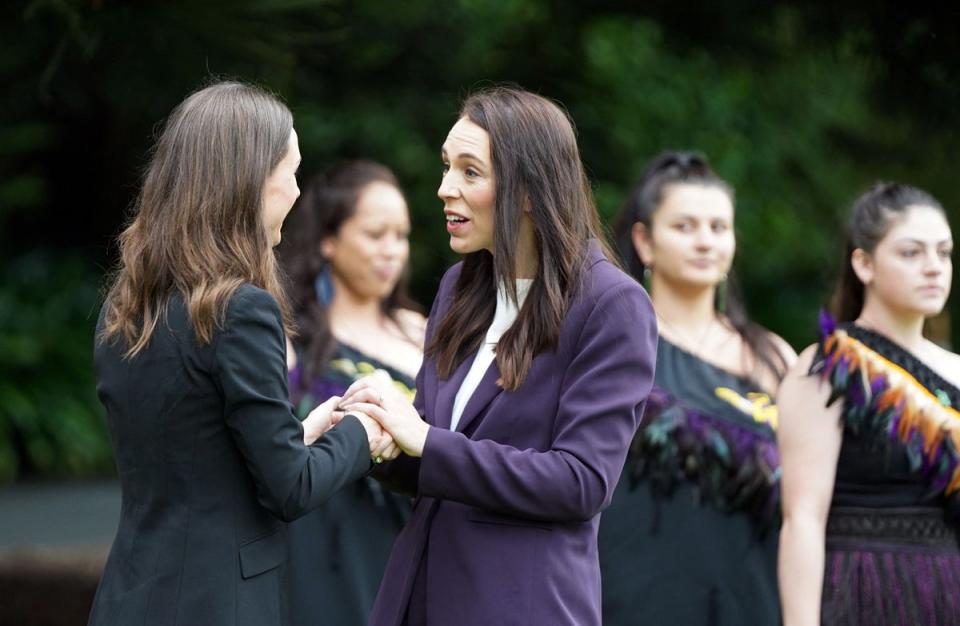 Jacinda Ardern and Sanna Marin shoot down awkward question about their age and gender
