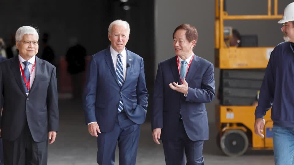 Biden touts Tsmc's Arizona plant as big U.S. Win