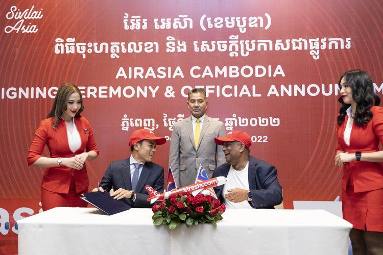 AirAsia launches new low cost airline in Cambodia