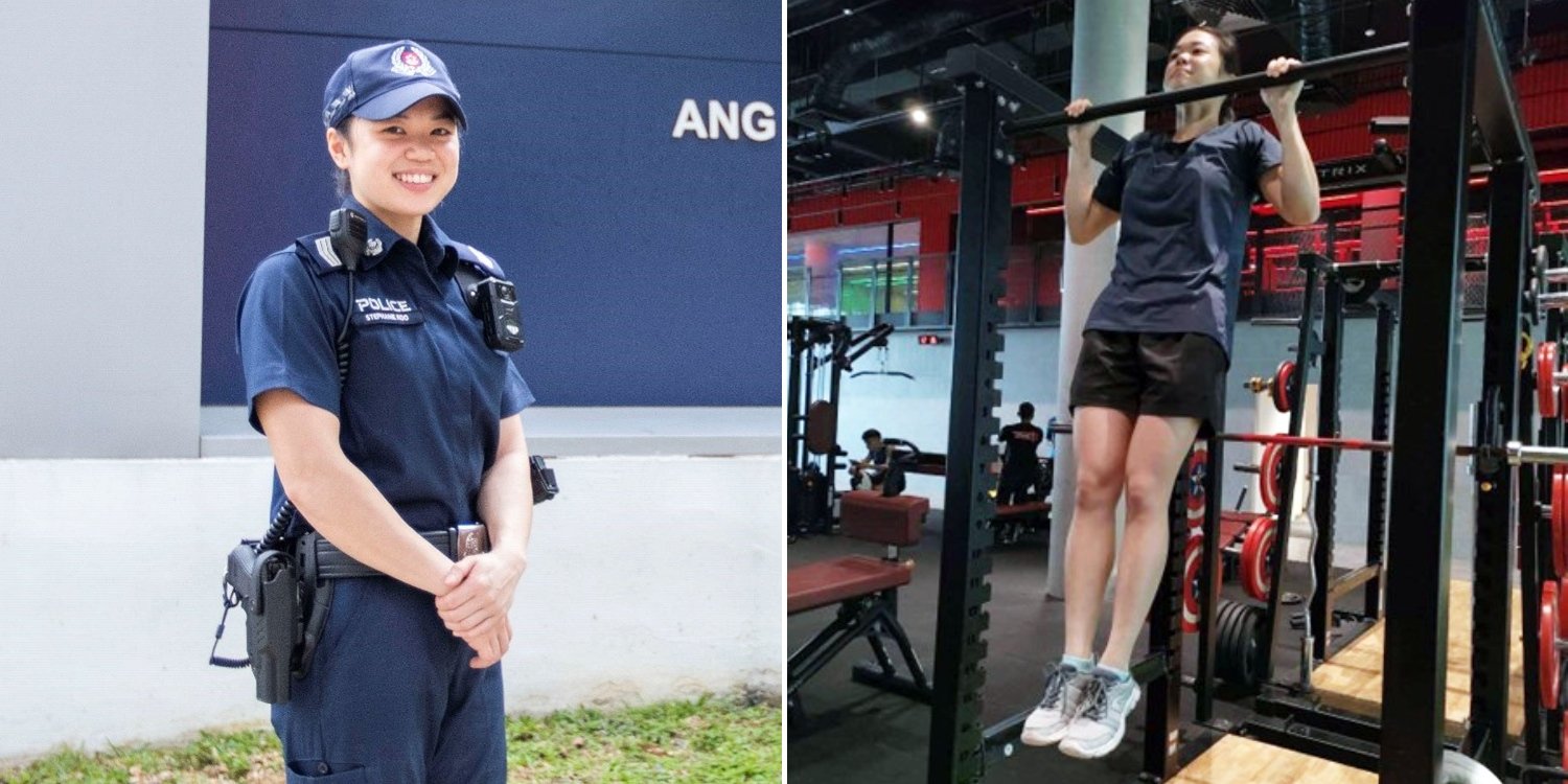 S’pore policewoman does 28 pull-ups, becomes 1st female officer to win prestigious operation fitness award