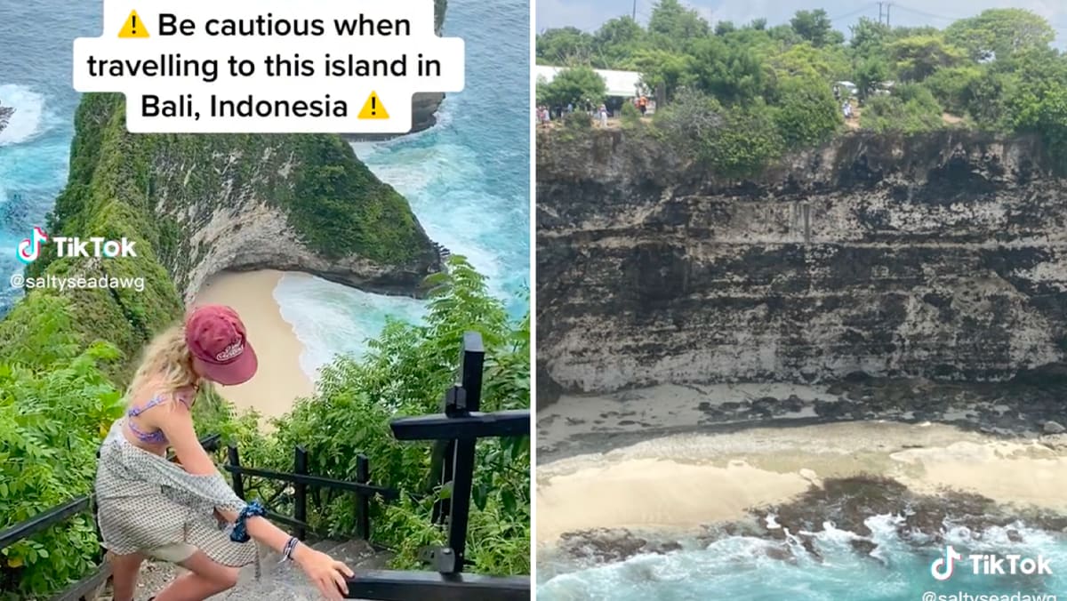 #trending: Tourist in Bali warns others to 'be careful when in Third World country' after man falls off cliff