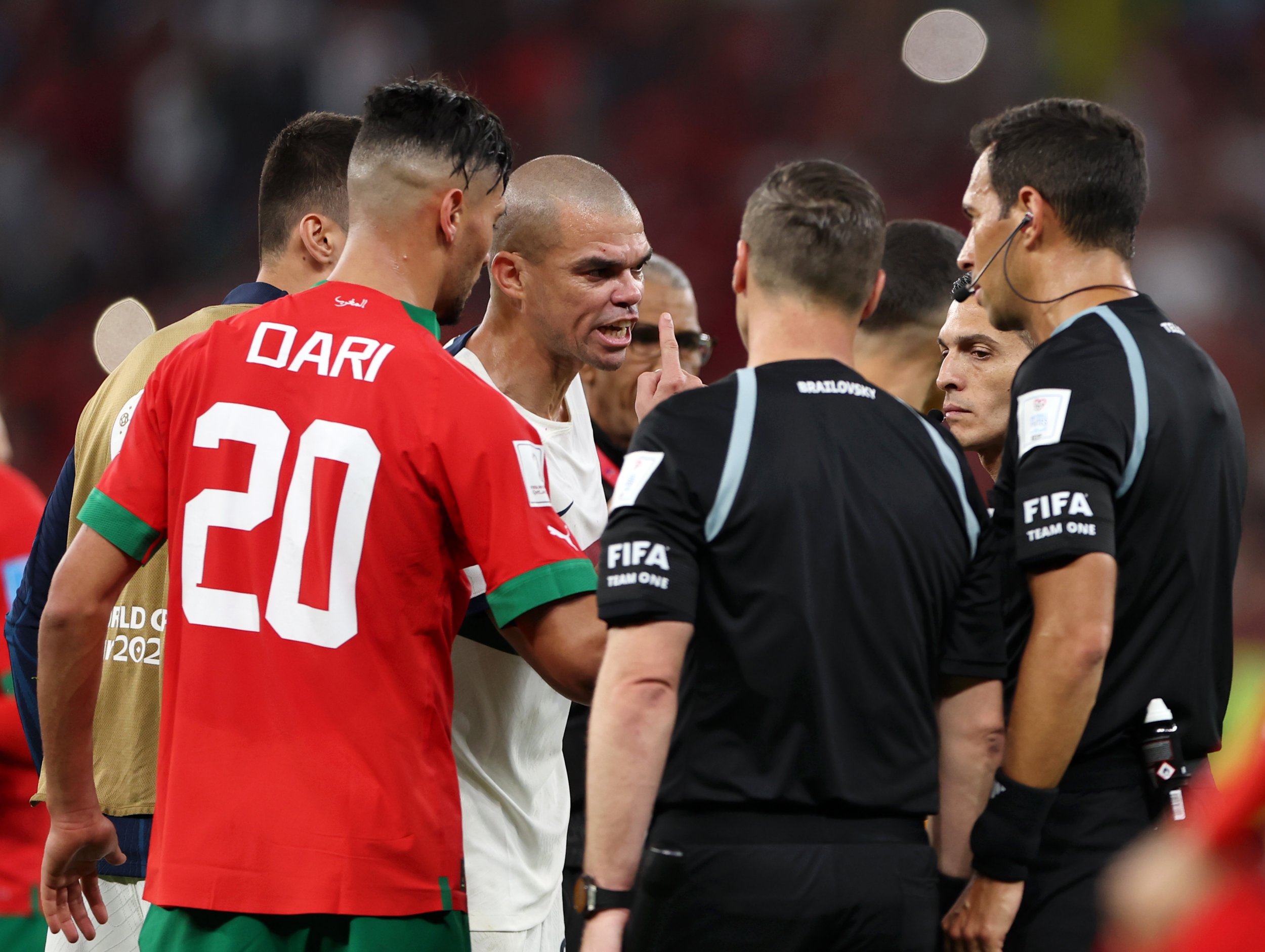 Pepe blames Lionel Messi and Argentine referee after Portugal’s World Cup exit