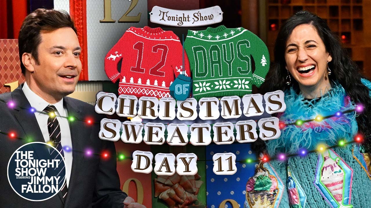 12 Days of Christmas Sweaters 2022: Day 11 | The Tonight Show Starring Jimmy Fallon