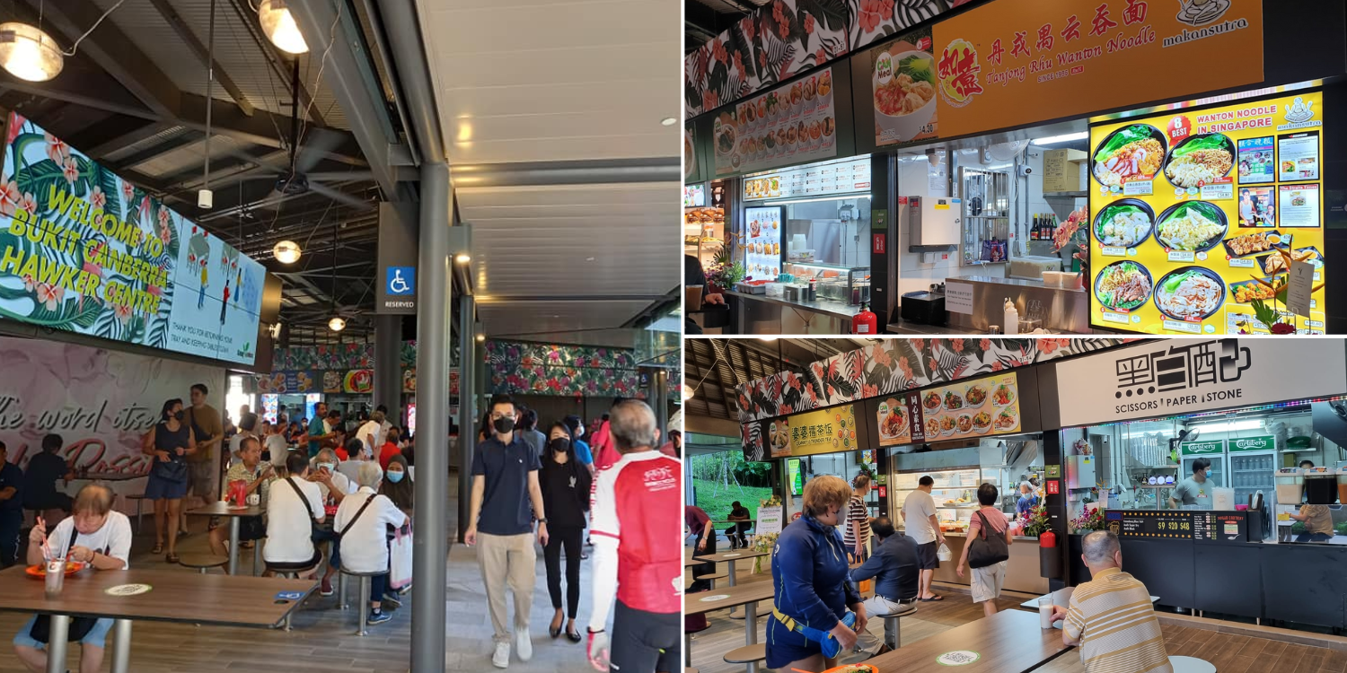 Bukit Canberra hawker centre opens with 44 stalls offering meal options under s$3.50