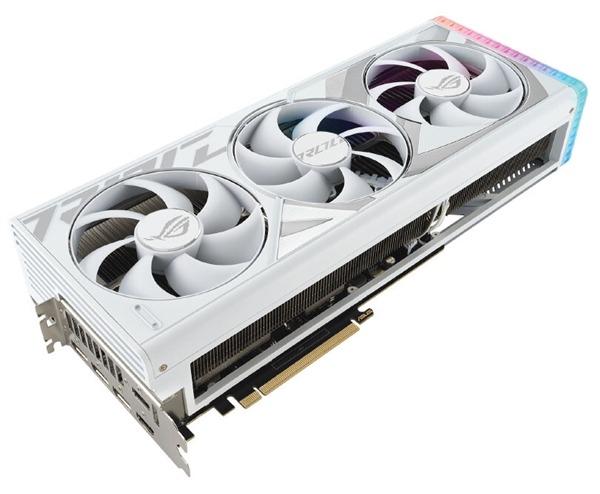 勐禽变白了：华硕带来洁白无瑕的RTX 40904080显卡
