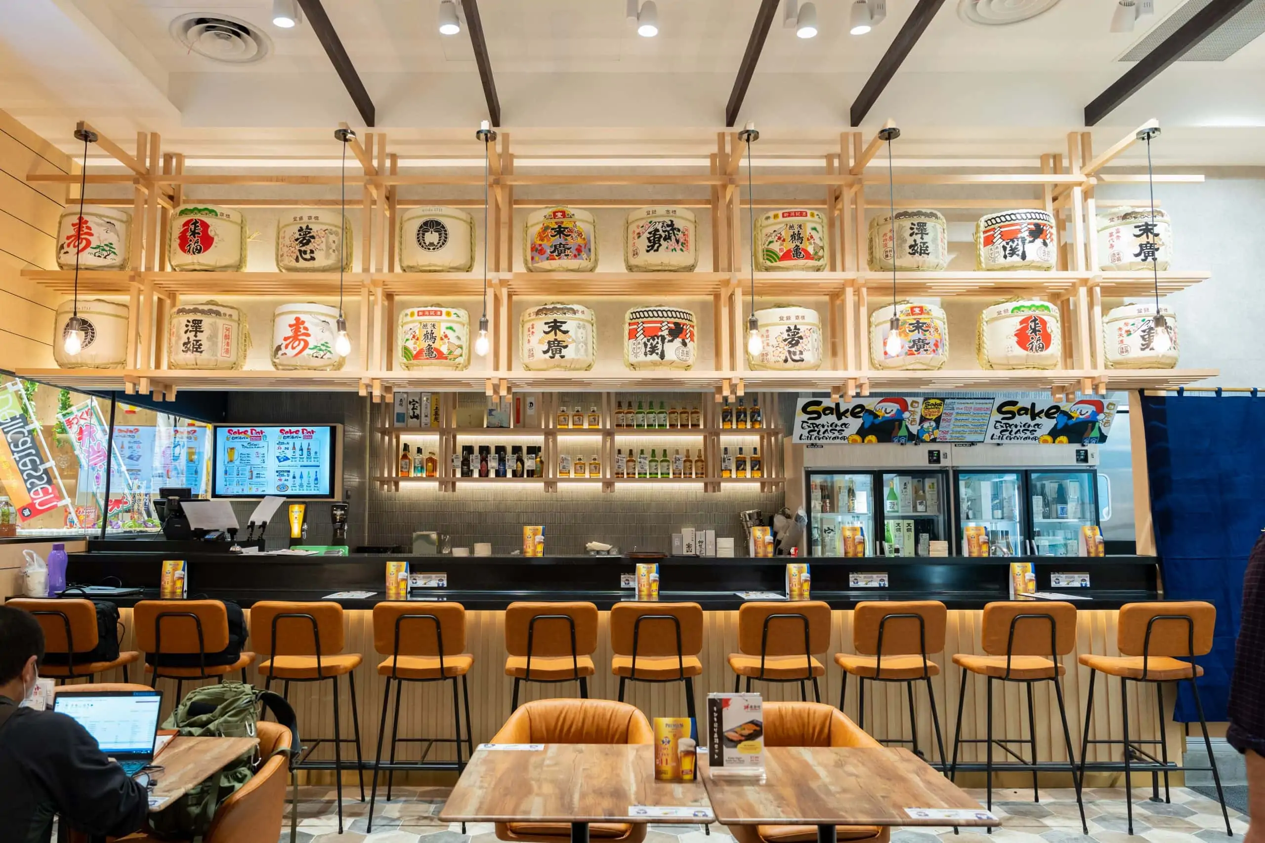 Aviation-themed Don Don Donki Jewel Changi Airport opens with a dining hall selling takoyaki, DIY bentos & shaved iced alongside the first-ever halal corner in Singapore