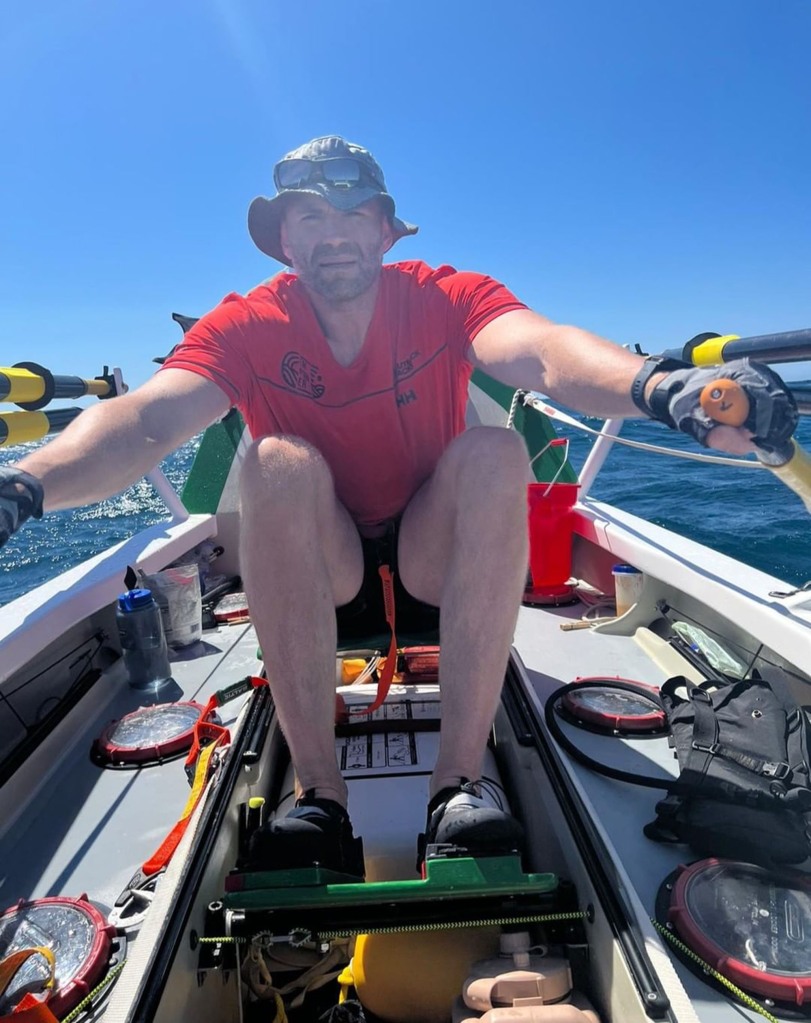 Irish man Damian Browne makes history after rowing from NYC to Ireland