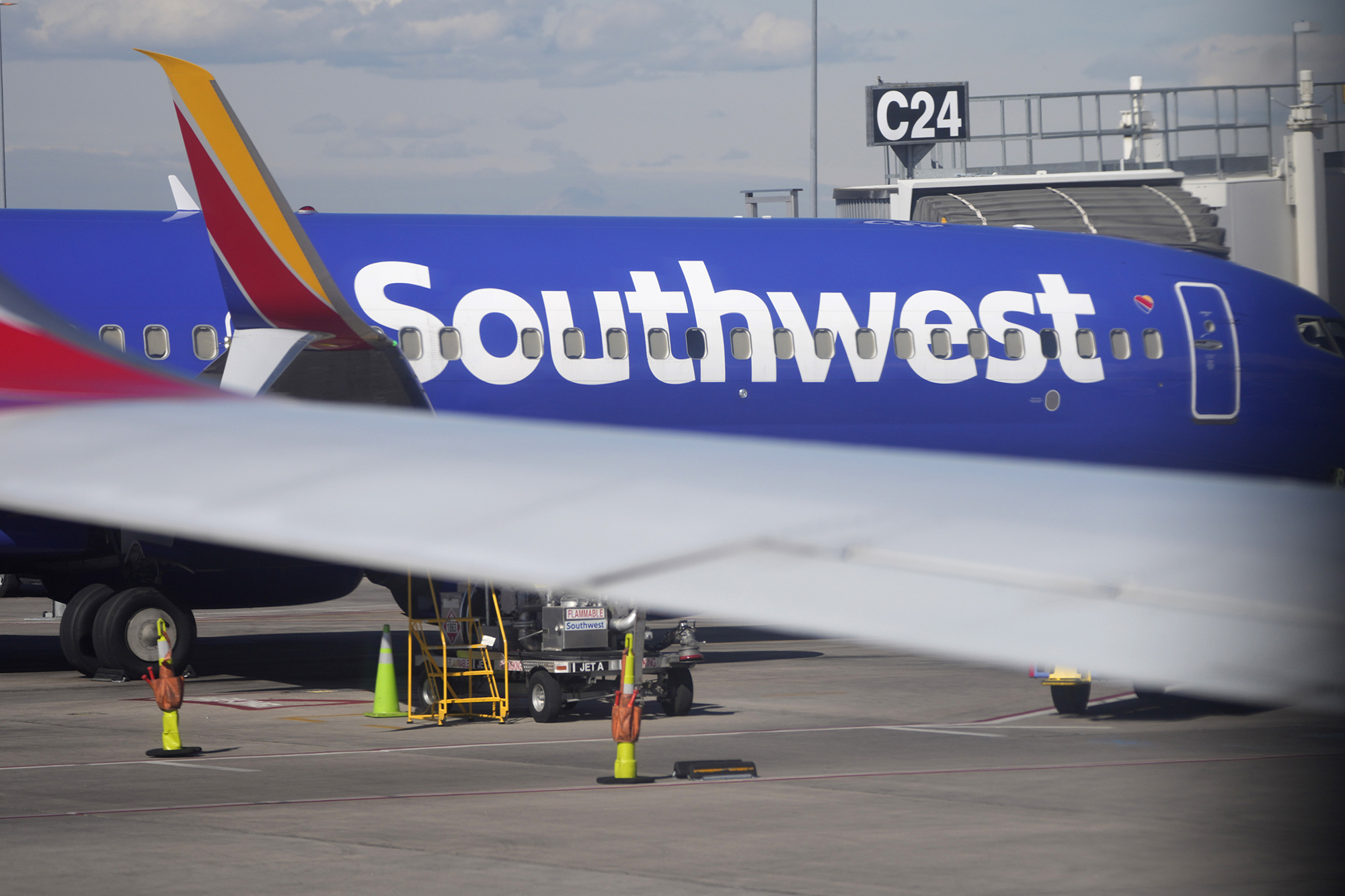 Southwest Airlines pilot sues after fellow pilot Michael Haak dead-bolted cockpit, stripped naked