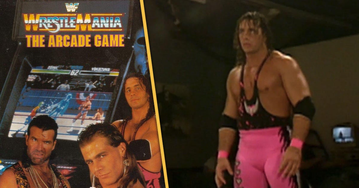 Bret Hart Reveals Motion Capture for WWF WrestleMania: The Arcade Game 'Took A Lot Out of Me'