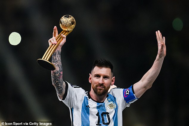 Cream of the crop! Argentine farmer grows 124-acre image of Lionel Messi visible from SPACE after planting specially designed corn field to celebrate star's World Cup heroics