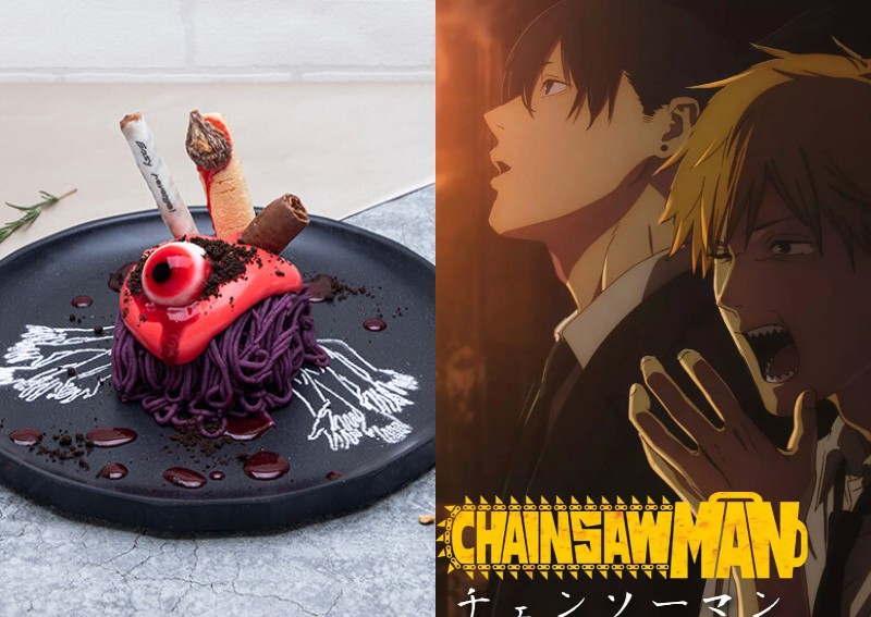 Chainsaw Man cafe opens in Japan with bloody delicious themed menu Nestia