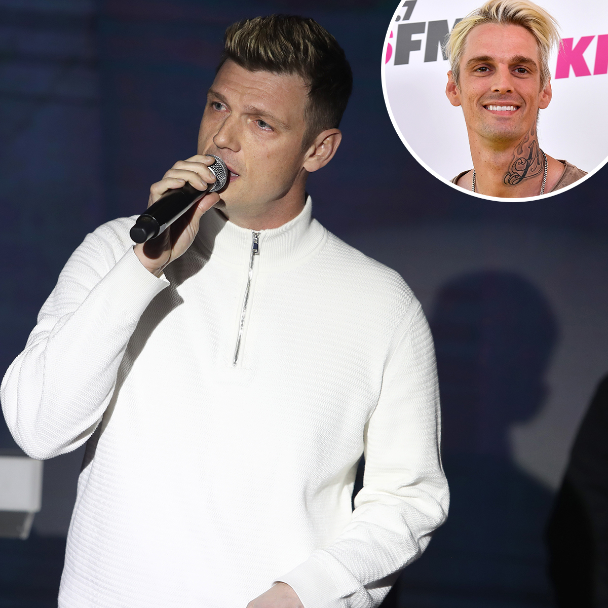 Aaron Carter Honored by Siblings Angel and Nick Carter at Charity Concert