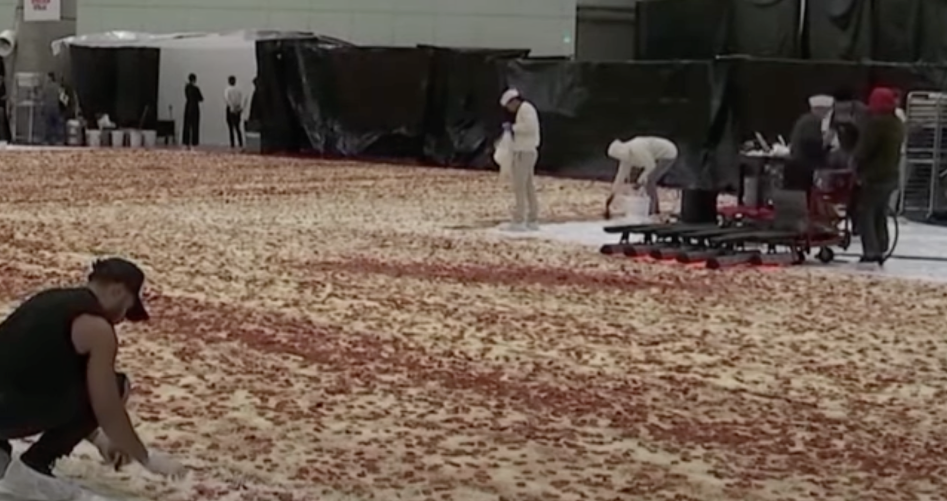 Pizza Hut Sets Guinness World Record for Biggest Pie Ever