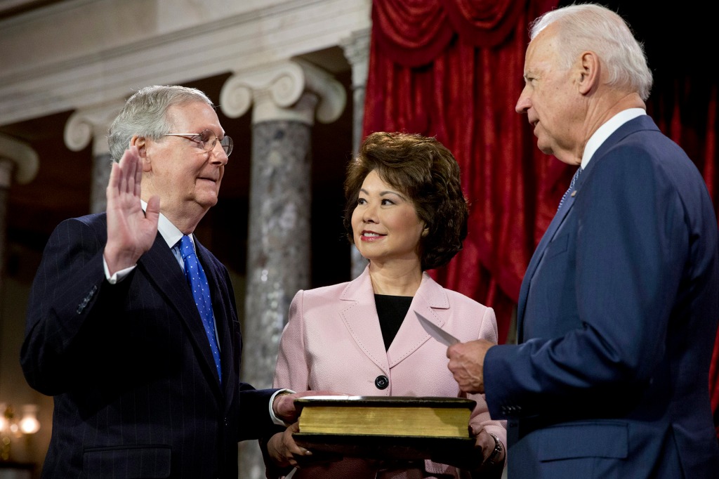 Mitch McConnell’s wife, Elaine Chao, breaks silence on Trump’s racist ‘chow chow’ nickname for her