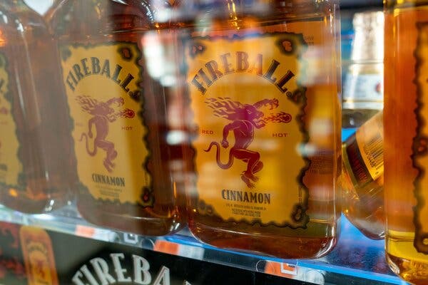 Fireball Maker Sued Over Bottles That Don’t Contain Whisky