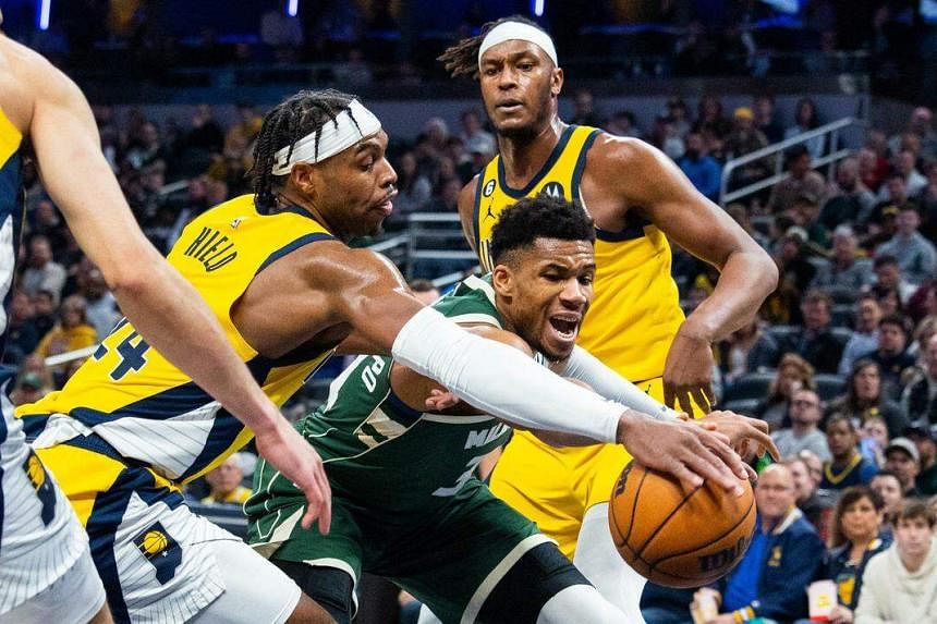 NBA: Antetokounmpo scores 41 to power Bucks past Pacers