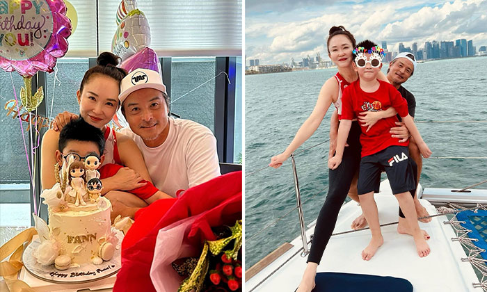 Fann Wong enjoys food cooked by Christopher Lee on yacht trip celebrating her 52nd birthday