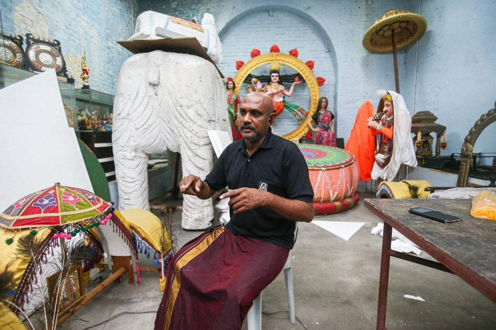 Ipoh ‘kavadi’ makers and bearers relieved things are back to normal this Thaipusam