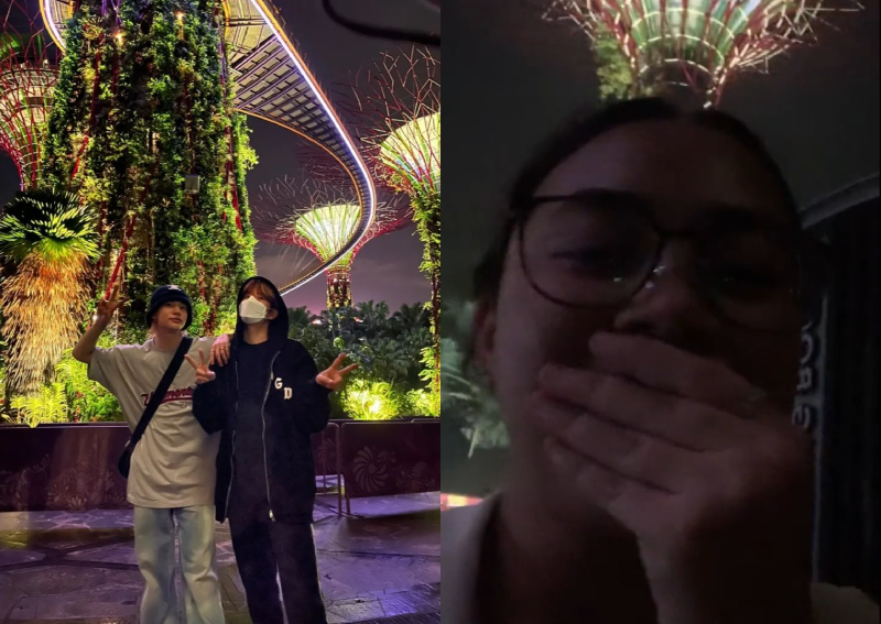 'Our parents went up to ask for pics': Fan runs into Stray Kids at Gardens by the Bay