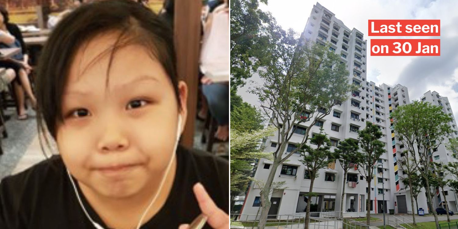 15-Year-old girl missing for 1 week, last seen near block in Yishun