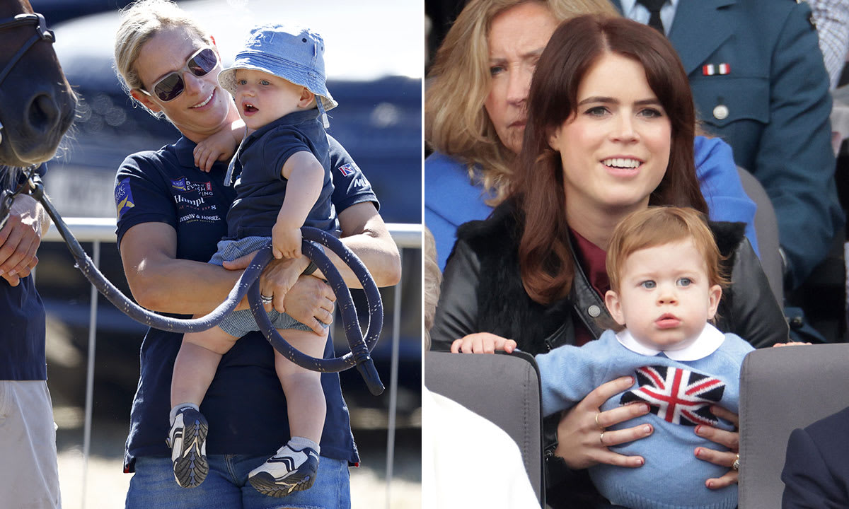 Zara Tindall and Princess Eugenie's sons share this touching connection