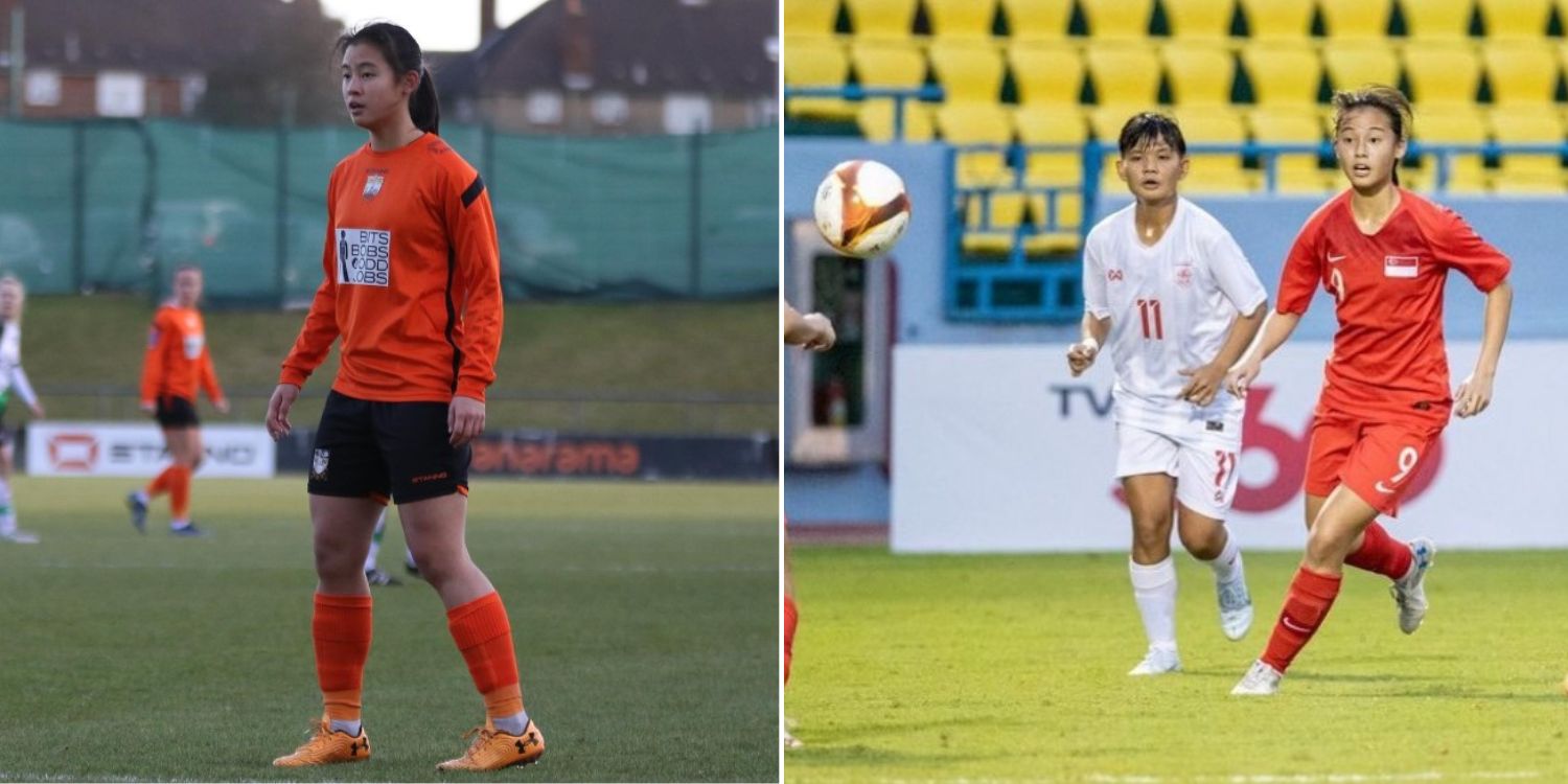 Footballer danelle tan is 1st female s’porean to play in europe, helps score goal on debut