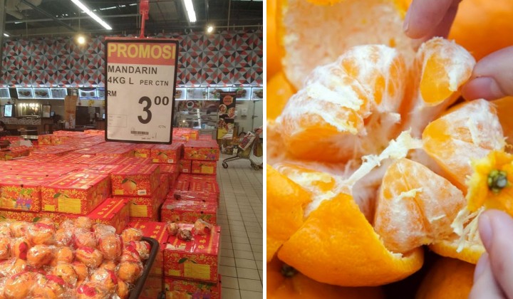 Mandarin Oranges Selling For Only RM3 Per Box At Aeon Big