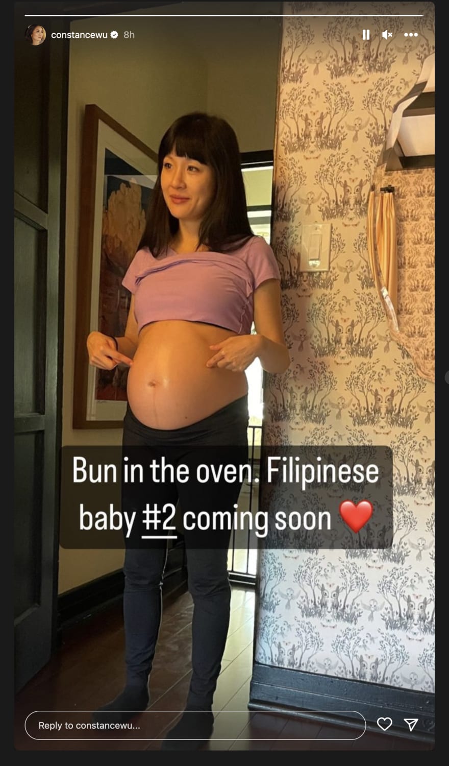 Constance Wu Confirms Pregnancy On Instagram: "Filipinese Baby #2 Coming Soon"