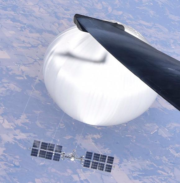 Pentagon releases pilot’s Chinese spy balloon selfie