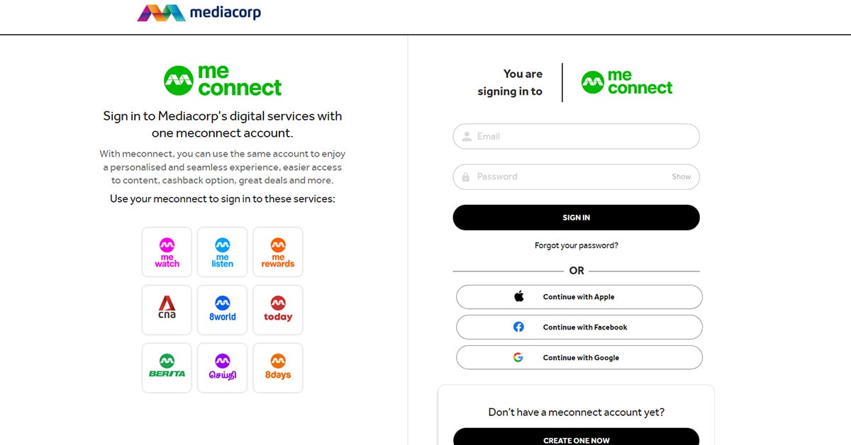 Someone Apparently Hacked into 14,200 Mediacorp meconnect Accounts & Reset Their Password