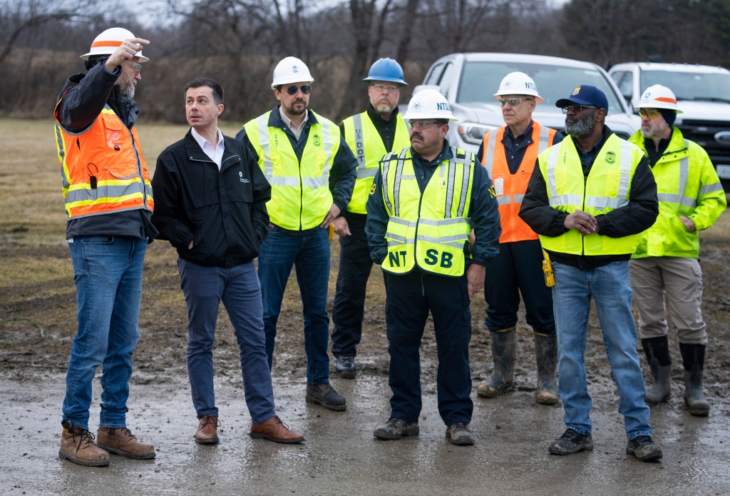 Pete Buttigieg mocked for flaunting trendy boots at Ohio train derailment