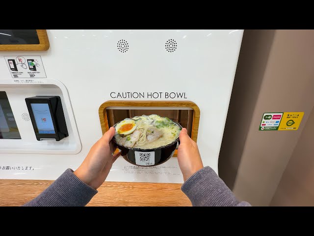 Ramen Vending Machine Standing Restaurant