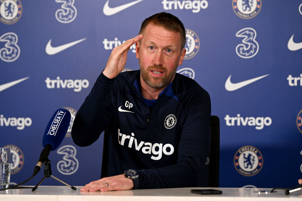 Chelsea head coach Graham Potter reveals he and his kids have been getting death threats