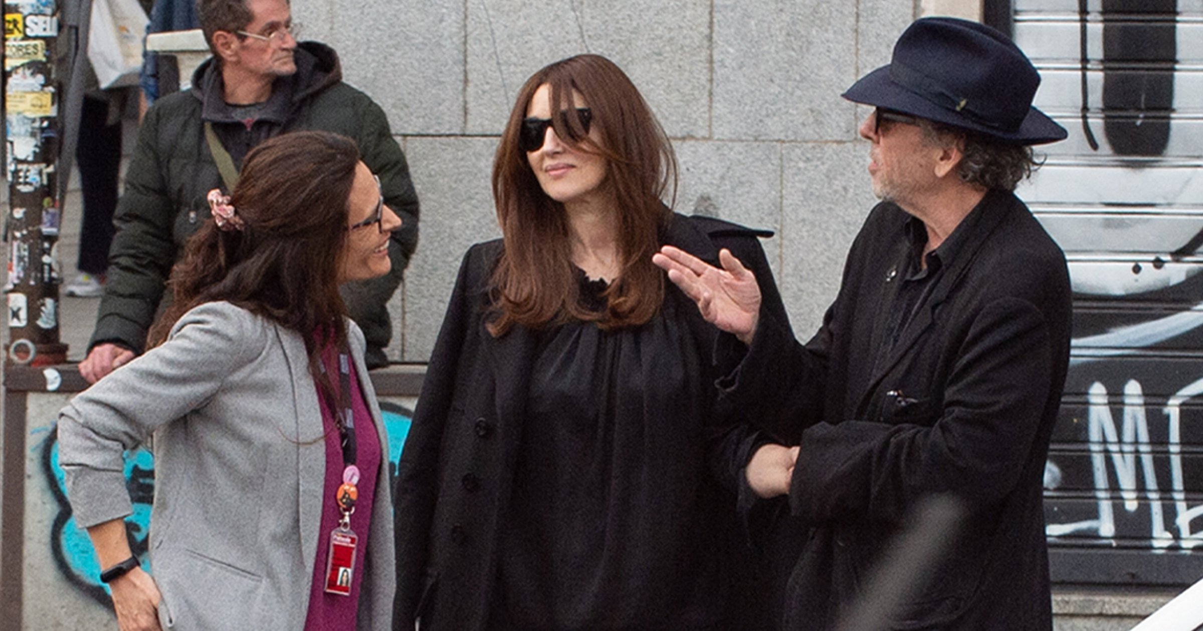 Monica Bellucci and Tim Burton enjoy day out in Madrid amid relationship rumours