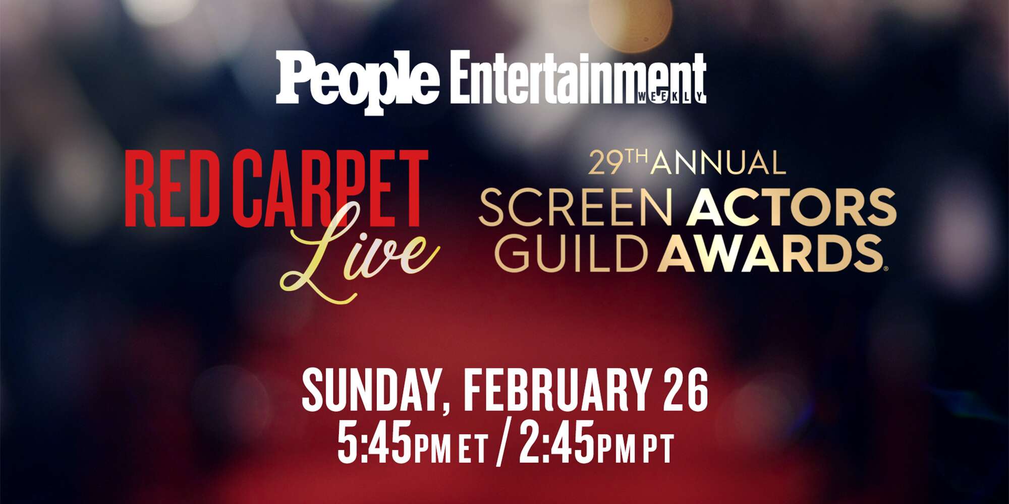 Watch the 2023 SAG Awards red carpet livestream with EW and PEOPLE Nestia