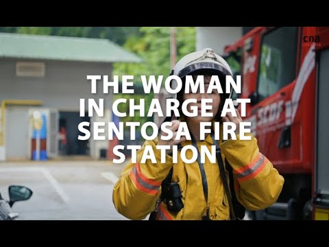 The woman in charge at Sentosa Fire Station: Lieutenant Colonel Jennyline Fan