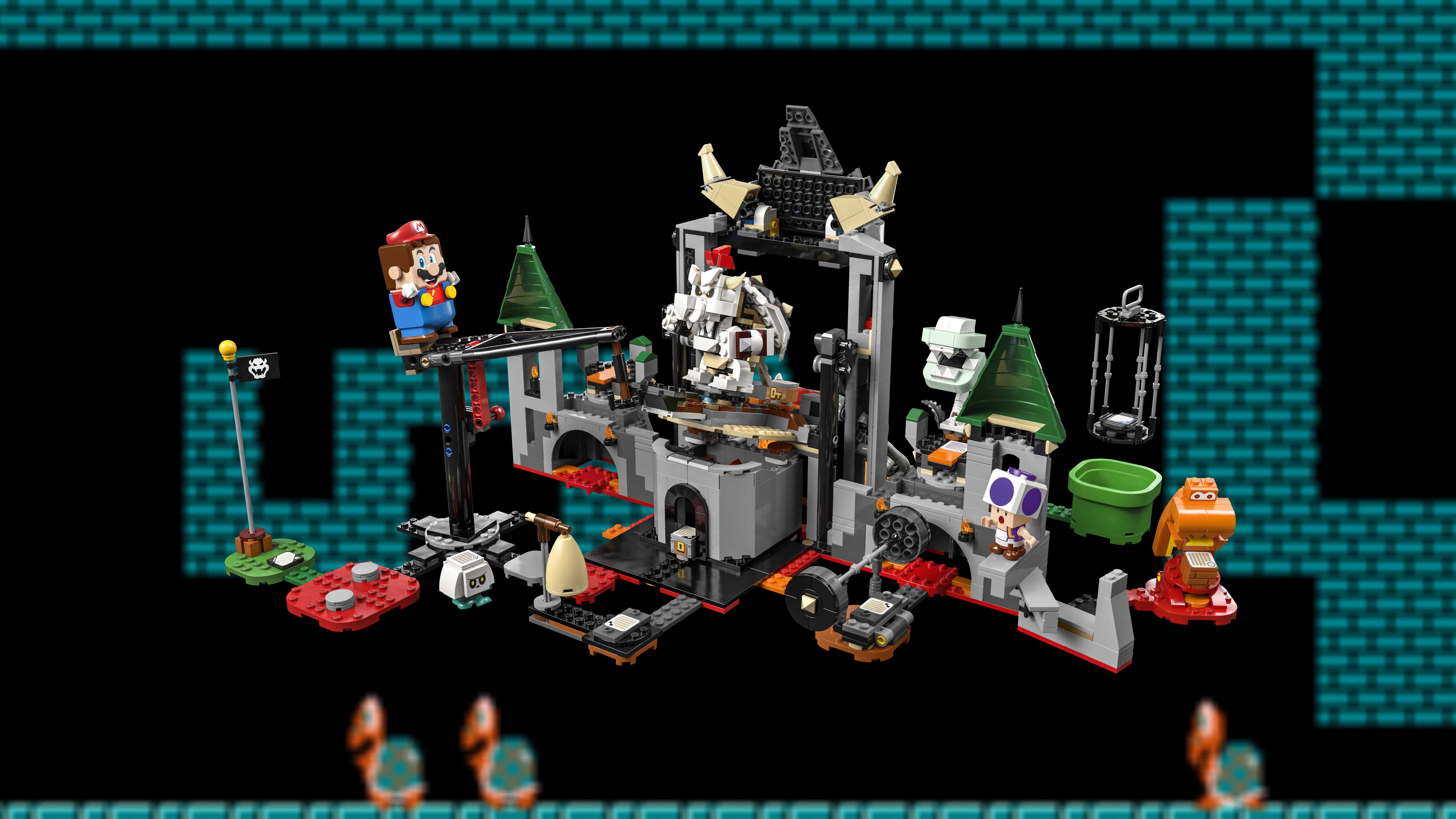 Lego’s latest Super Mario set takes you to Dry Bowser’s Castle