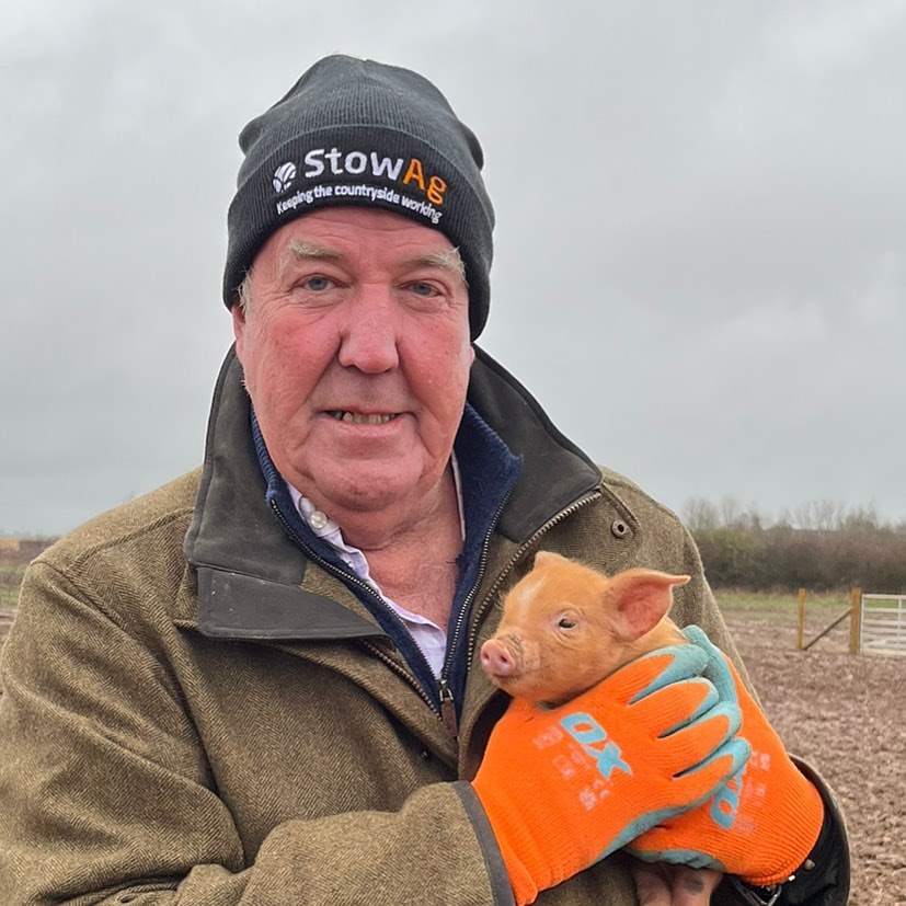 Jeremy Clarkson begs farmers for help after birth of newborn pigs on Diddly Squat farm