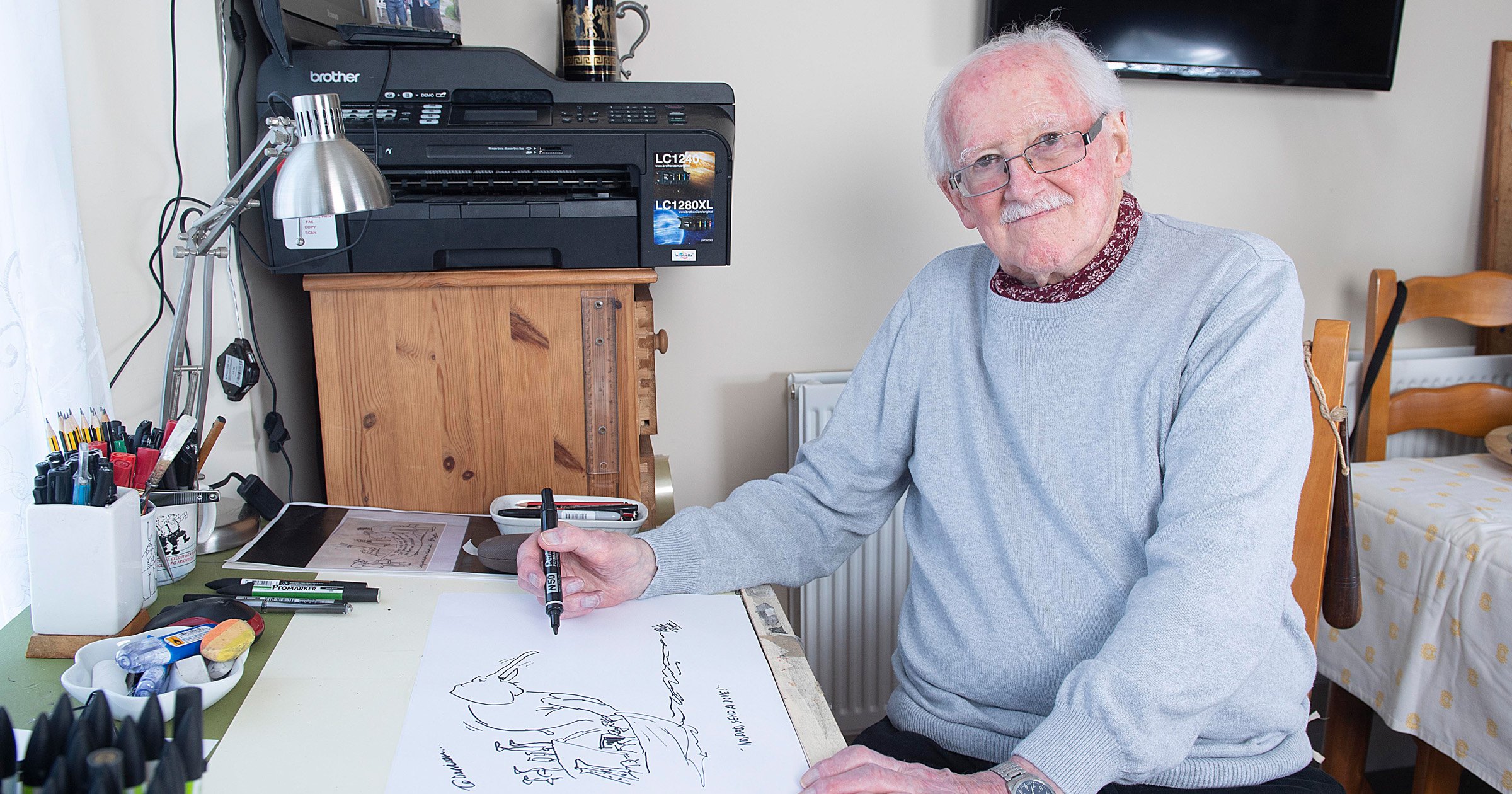 Former Private Eye cartoonist Bill Tidy dies aged 89