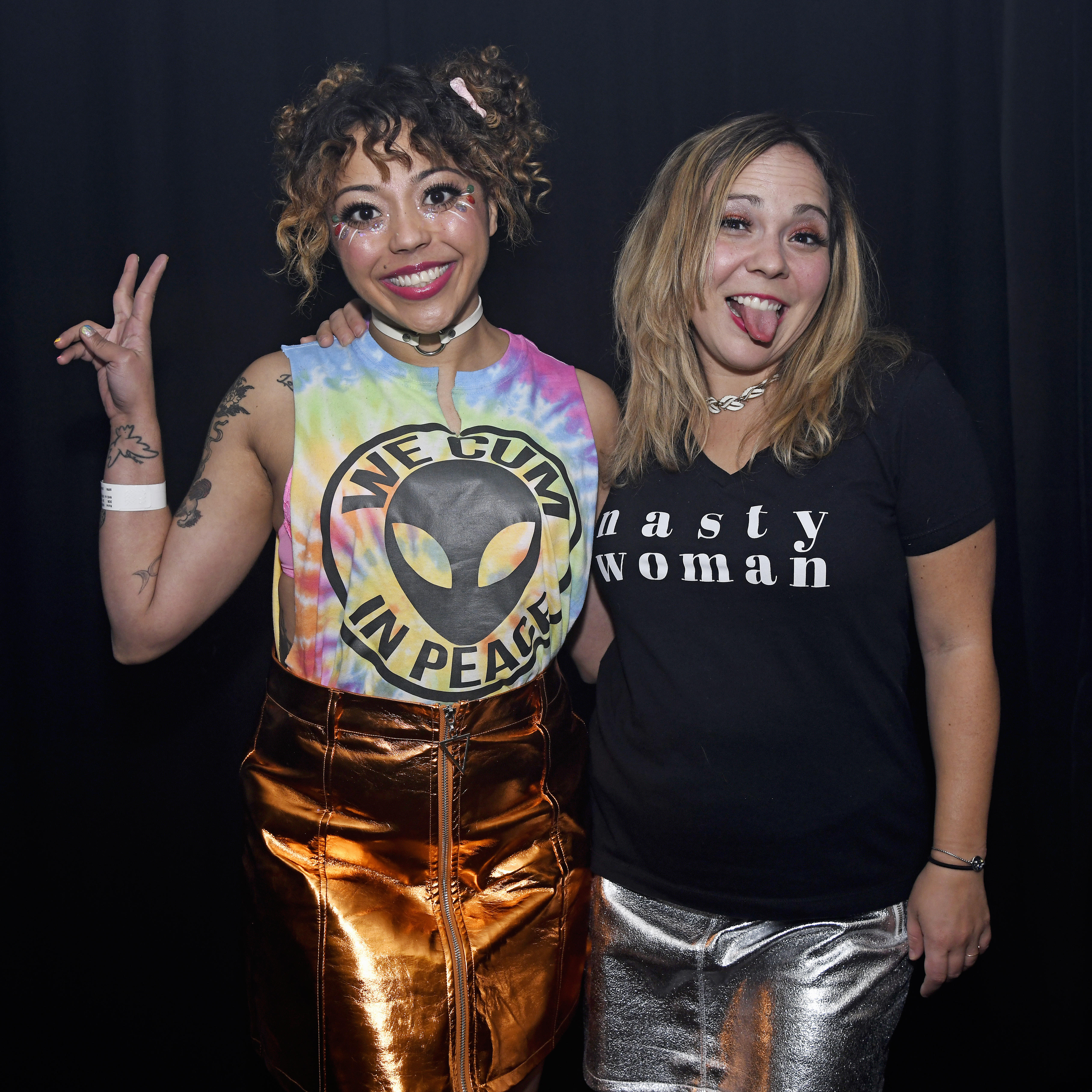 What happened to Daphne and Celeste after being bottled off stage at Reading Festival