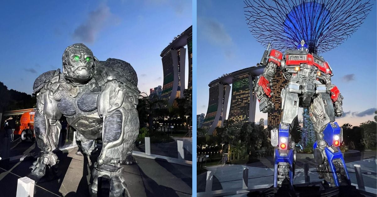 Gardens By the Bay Has Life-Size Transformers Statues, With Optimus Prime at 6 Metres Tall