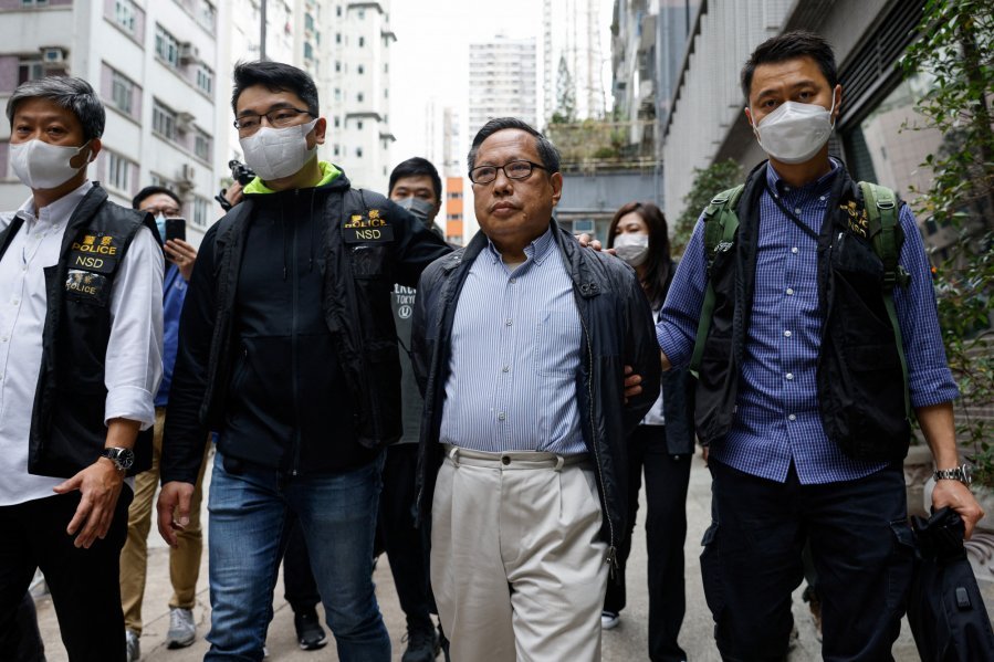 涉嫌干扰证人　香港国安处拘捕前支联会副主席何俊仁